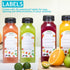 HEWASME 30Pcs 12 Oz Plastic Juice Bottles with Caps,Clear Reusable Water Bottle & Tamper Proof Lids,Juice