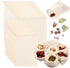 24 Pieces Reusable Spice Bags for Cooking, Cheesecloth Bags for Straining, Empty Tea Bags, Drawstring Muslin Bags (3 x