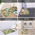 Soft Bath Mats Sea Turtle, Non-Slip Quick-Drying Rugs for Kitchen Bedroom Indoor Use - 16x24 Inches