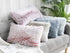 Uhomy 2 Packs Fluffy Accent Pillow Covers, 20"x12", Soft Gray Ombre Faux Fur for Home Decor, 50x30cm