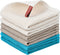 Nialnant 6 Pack Kitchen Towels, 100% Cotton Dish Cloth for Washing Dishes,