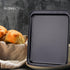 Baking Sheets, Small Nonstick Carbon Steel Cookie Trays, Bakeware Set, 2-Pack, 9.45 x 7.09 Inch