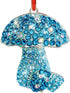 JUESMOS Mushroom Christmas Ornaments 2025 Metal Mushroom Hanging Ornament for Christmas Tree
