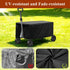 38x22x20 inch TheElves Garden Cart Cover, Outdoor Garden Wagon Covers Waterproof Heavy Duty for Yard Dump Carts, Steel