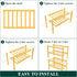 4 Closet, Smiry Shoe Rack, Tier Small Bamboo Shoe Organizer, Stackable Free Standing Wooden Shoe Storage Shelf