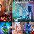 66ft 200 Dimmable Brizled Color Changing Fairy Lights, LED Easter Fairy Lights with Remote, Pastel Twinkle Light