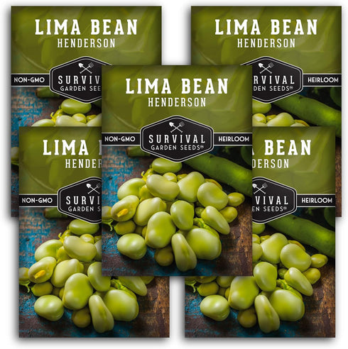 Lima Bean Seeds for Planting Henderson Butter Bean Seeds for Gardens &