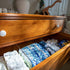 Bee Neat Closet Organization with Acrylic Clear Shelf Dividers - 2 Pack Shelf Separators for Clothes, Towels, and Books