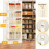 5 10 80 lbs Over The Door Organizer Tiers, Extra Large Behind Door Storage of Compartments, Weight Capacity Hanging