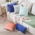 26x26 Inch Set 2 MIULEE Euro Sham Velvet Pillow Covers, of Large Square Decorative Pillows -Greyish White Super Soft