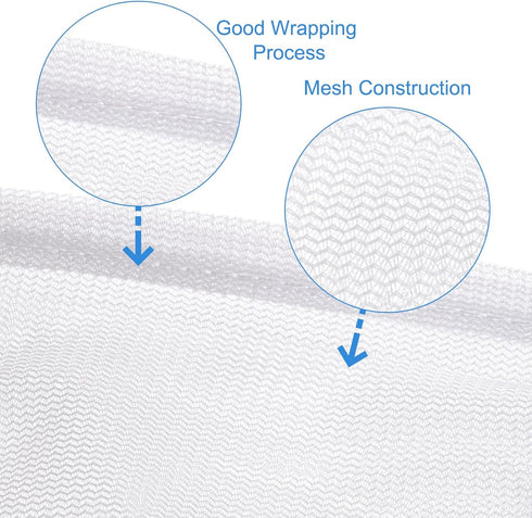 uxcell 2Pcs Shoes Washing Bag - 8.7 x 13 Inch Cylinder Fine Mesh Laundry Bags for Washing Machine