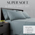 Danjor Linens Full Size Sheets Set - 6 Piece Set, Deep Pockets, Soft Bed Sheets, Spa Blue, Machine Washable