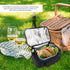 Portable Mini Car Microwave 12V Electric Oven - Fast Heating Picnic Box for Travel Camping Food Cooking, Black