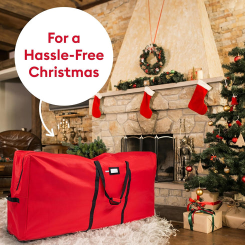 Christmas Tree Storage Bag, Fits Up to 9ft Artificial Trees, Durable Handles, Tear Proof 600D Oxford Canvas
