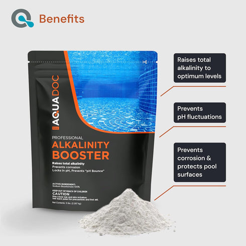 5lb Swimming MAV AquaDoc Pool Alkalinity Increaser - - Sodium Bicarbonate Alkalinity Increaser for Pools - pH Increaser