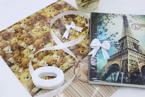 SAILING-GO 100 pcs. Translucent Plastic Bags for Cookie, Cake, Chocolate, Snack Wrapping with Stickers