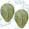ZeeDix 2 Pack Hanging Wasp Nest Decoy, Hornets Wasp Nest for Outdoor, Home and Garden (8.66"×11", Dark Color)