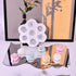 7-Chamber Silicone Molds, Rose/Flower Shape for DIY Cake, Fondant, Biscuit, Cookies, Dessert
