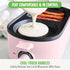 GreenLife 3-in-1 Breakfast Station, Ceramic Nonstick Dual Griddles for Eggs, Meat, Pancakes & Sandwiches, Pink