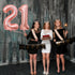 21st Birthday Decorations for Her, Sash and Tiara, Cake Topper, Candles, Gifts for 21 Year Old