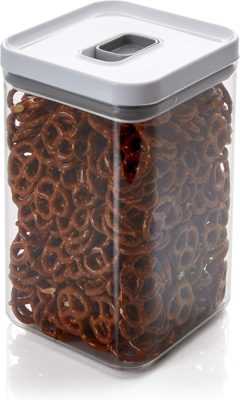 Copco Food and Organization Storage Container, 4.43-Quart with Airtight Lid, Clear
