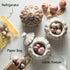Ceramic Garlic Keeper with Lid and Holes Garlic Saver and Storage Framhouse Decor Keep Gralic Cloves Dry and Fresh