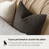 Cozy 12 20 Inch,Dark Foindtower Textured Boucle Throw Pillow Covers Accent Solid Lumbar Pillow Cases Soft Decorative