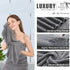 8 Set |2 Sheet,2 Towels,4 Cozy Set Piece Bath Towel Grey Oversized Large Bath Hand Washcloths| Ultra Soft Bath Towel
