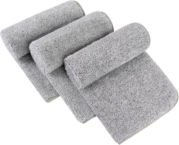 SINLAND Microfiber Hand Towels for Bathroom Super Soft Washcloth for Home Spa