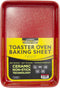 casaWare 9 x 6 x 0.75-Inch Toaster Oven Baking Pan, Ultimate Series Commercial Weight Ceramic Non-Stick (Red Granite)