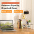Countertop 11.8x11.8x12.4 Inch, 3 Countertop, Sezanrpt Clear Corner Organizer Shelf Tier Acrylic Bathroom Organizer