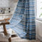 vctops Bohemian Cotton Linen Geometric Printed Window Curtain Panel, Room Darkening Curtain for Living Room, 1 Piece