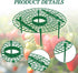10 4 Pcs Round Strawberry Plant Support, Strawberry Plants Holder with Legs, Strawberry Plant Protector for Garden