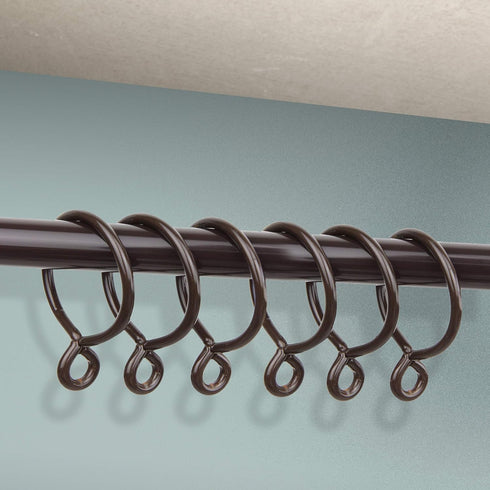 Rod Desyne 10 Curtain Eyelet Rings - Cocoa