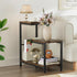 G-Shaped End Table - Small Side Table for Living Room, Bedside Table