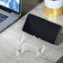 Jetec 20 Pieces Acrylic Display Holder Rock Stand, Clear Display Easel Stands, Pedestal Small Collectibles Display