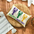 AVOIN colorlife Happy Mardi Gras Crawfish Throw Pillow Cover, 12 x 20 Inch Holiday Party Cushion Case for Sofa