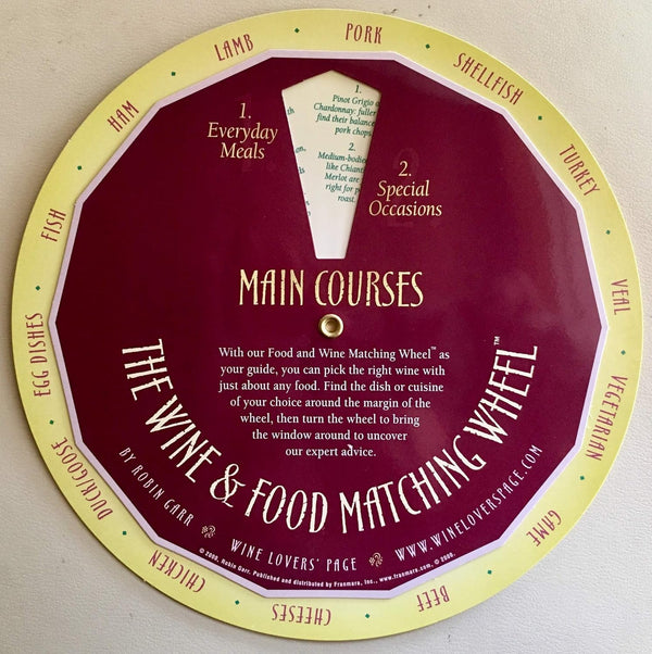 Wine and Food Pairing Matching Wheels by Robin Garr