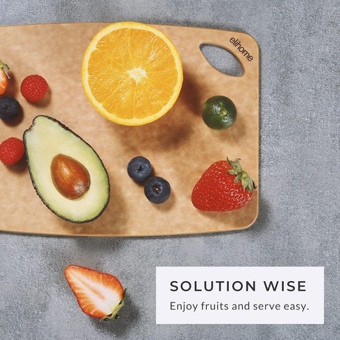 Classic SMALL Kitchen Cutting Board, Cheese Charcuterie Board, Eco-Friendly, Dishwasher Safe, 10" x 7"