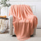 Homiest Decorative Knitted Throw Blanket with Fringe Soft & Cozy Tassel Blanket for
