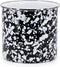 Golden Rabbit Enamelware Utensil Holder - Black Swirl