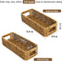 Small Wicker Baskets, Wicker Toilet Basket Tank Topper,Toilet Paper Basket for Back of Toilet Tank Top, 1-Pack