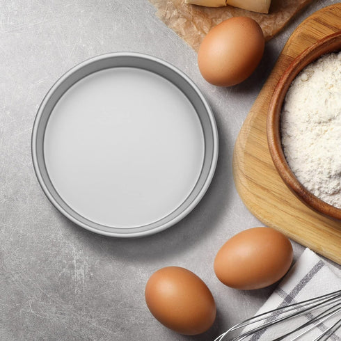 LAST CONFECTION 4" x 2" Aluminum Round Cake Pan, Professional Bakeware