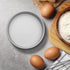 LAST CONFECTION 2-Piece Round Cake Pan Set, 4" x 2" Deep Aluminum Pans