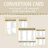 Dekali Designs Recipe Card Dividers: Set of 24 Thick Cardstock 4x6 Dividers with Tabs + Cooking Measurement Chart