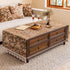 Floral,63" 23.7" Luxury Chenille Coffee Table Cover Non-Slip Silicone Backing Heavyweight French Jacquard Table Cloth