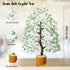 Green Jade Crystals Tree of Life Decor - Healing Crystals Spiritual Gift for Home & Office Decor