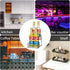 Coffee Syrup Organizer Rack (4 Bottle Capacity) for Kitchen, Small Wine Rack for Bar, Storage for Syrup, Wine, Dressing