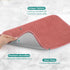 GeeRic Microfiber Dish Drying Mat, Super Absorbent Kitchen Pad, Reversible for Countertop, 15*20 inch Red