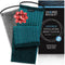 Japanese Exfoliating Washcloth for Back & Body 2-Pack - Charcoal & Silver